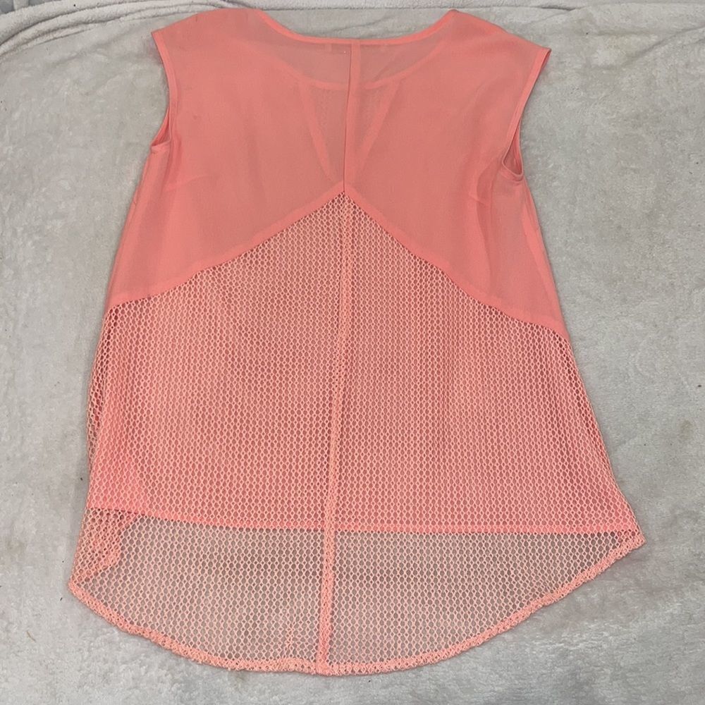 Pink womens size M haute society top blouse - Picture 3 of 3